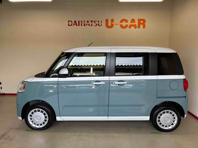 ムーヴキャンバスストライプスX eco IDLE非装着車4WD ディスプレーオーディオ バックカメラ ステアリングスイッチ ハロゲンライト 両側電動スライドドア チルトステアリング 運転席シートリフター オートエアコン/ライト/ハイビーム/電動ドアミラー(秋田県)の中古車