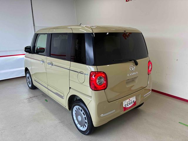ムーヴキャンバスセオリーG eco IDLE非装着車4WD スマアシ(衝突安全防止機能) キーフリー オートエアコン/ライト LEDヘッドランプ/フォグランプ バックカメラ 両側パワースライドドア チルトステアリング シートリフター 前席シートヒーター(秋田県)の中古車