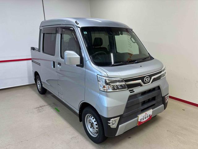 ハイゼットカーゴデッキバンG SAIIIパートタイム4WD スマアシIII(衝突安全防止機能) 純正ナビ/ドラレコ バックカメラ TVコントロールキット 両側スライドドア キーレス オートライト LEDヘッド/フォグランプ パワーウィンドウ(秋田県)の中古車