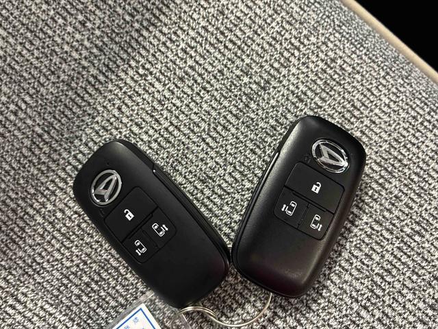 ムーヴキャンバスストライプスG4WD スマアシ(衝突安全防止機能) 両側パワースライドドア オートエアコン/ライト/電動格納式ドアミラー LEDヘッド/フォグランプ バックカメラ キーフリー チルトステアリング シートリフター(秋田県)の中古車