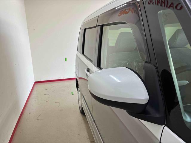 ムーヴキャンバスストライプスG4WD スマアシ(衝突安全防止機能) 両側パワースライドドア オートエアコン/ライト/電動格納式ドアミラー LEDヘッド/フォグランプ バックカメラ キーフリー チルトステアリング シートリフター(秋田県)の中古車