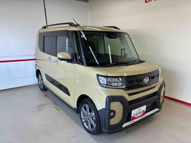 タントファンクロスターボ4WD スマアシ(衝突安全防止機能) 純正ナビ/ドラレコ バックカメラ TVコントロールキット 両側パワースライドドア オートエアコン/ライト LEDヘッド/フォグランプ ETC チルトステアリング(秋田県)の中古車