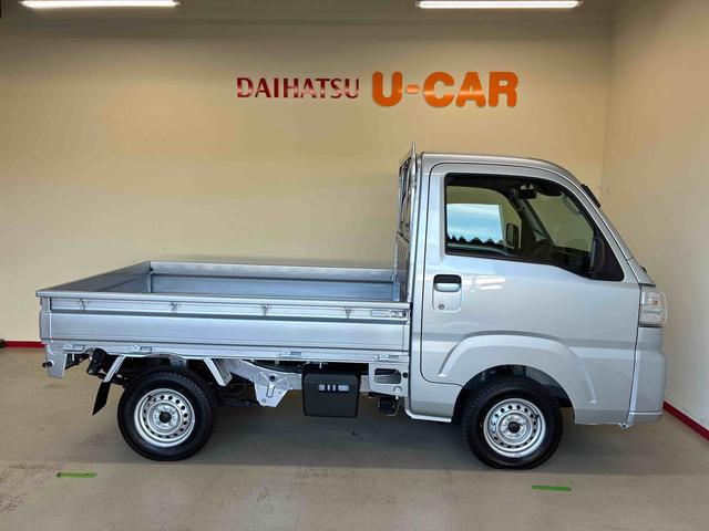 ハイゼットトラック 中古車 スタンダード　農用スペシャルパートタイム４ＷＤ　スマアシ（衝突安全防止機能）　純正ＡＭＦＭチューナー　マニュアルエアコン　オートライト　ハロゲンヘッドランプ　荷台灯　リヤ４枚リーフスプリング　デュアルエアバッグ　コーナーセンサー