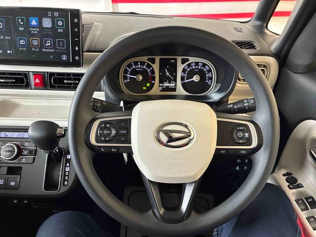 ムーヴキャンバスストライプスＧターボ４ＷＤ　スマアシ（衝突安全防止機能）　純正ディスプレイオーディオ　バックカメラ　両側パワースライドドア　オートエアコン／ライト　ＬＥＤヘッド／フォグランプ　ワイヤレス充電機能　ホッとカップホルダー（秋田県）の中古車