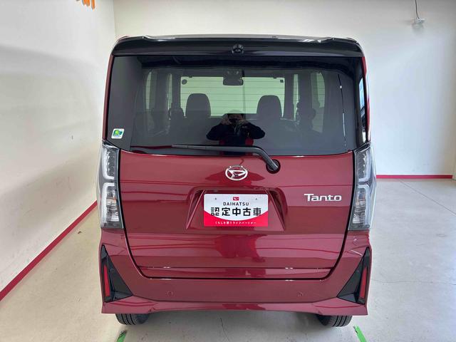 タントカスタムＲＳ４ＷＤ　ターボ　スマアシ（衝突安全防止機能）　バックカメラ　両側パワースライドドア　オートエアコン／ライト　ＬＥＤヘッド／フォグランプ　チルトステアリング　シートリフター　前席シートヒーター（秋田県）の中古車