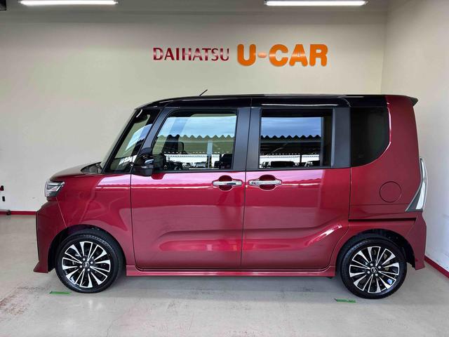 タントカスタムＲＳ４ＷＤ　ターボ　スマアシ（衝突安全防止機能）　バックカメラ　両側パワースライドドア　オートエアコン／ライト　ＬＥＤヘッド／フォグランプ　チルトステアリング　シートリフター　前席シートヒーター（秋田県）の中古車