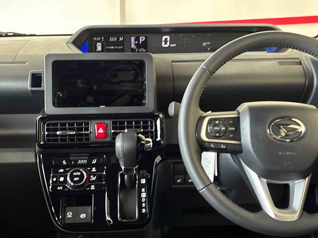 タントカスタムＲＳ４ＷＤ　ターボ　スマアシ（衝突安全防止機能）　バックカメラ　両側パワースライドドア　オートエアコン／ライト　ＬＥＤヘッド／フォグランプ　チルトステアリング　シートリフター　前席シートヒーター（秋田県）の中古車