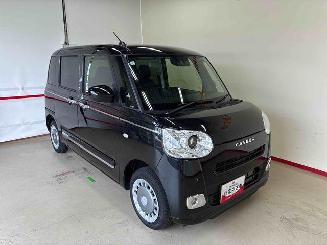 ムーヴキャンバスセオリーG eco IDLE非装着車4WD スマアシ(衝突安全防止機能) バックカメラ 両側パワースライドドア オートエアコン/ライト LEDヘッド/フォグランプ ホッとカップホルダー チルトステアリング シートリフター(秋田県)の中古車