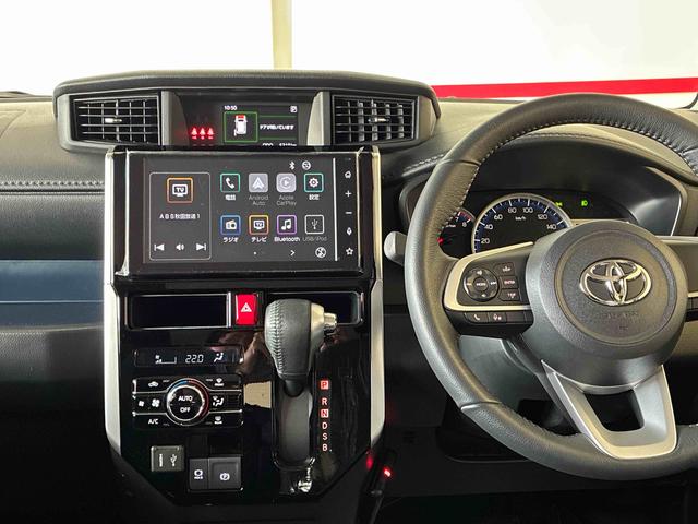 ルーミーカスタムG4WD スマアシ(衝突安全防止機能) ディスプレイオーディオ バックカメラ ドラレコ ETC クルーズコントロール 両側パワースライドドア オートエアコン/ライト LEDヘッド/フォグランプ(秋田県)の中古車