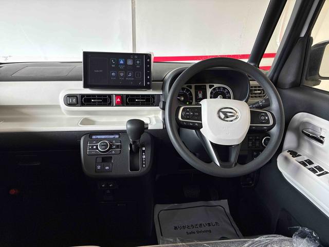 ムーヴキャンバスストライプスＧターボ４ＷＤ　スマアシ（衝突安全防止機能）　純正ディスプレイオーディオ　全周囲カメラ　両側パワースライドドア　クルーズコントロール　オートエアコン／ライト　ＬＥＤヘッド／フォグランプ　ワイヤレス充電機能（秋田県）の中古車