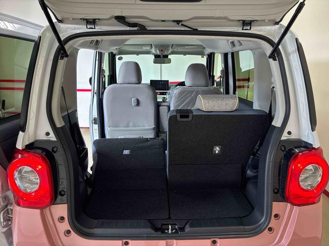 ムーヴキャンバスストライプスＧターボ４ＷＤ　スマアシ（衝突安全防止機能）　純正ディスプレイオーディオ　全周囲カメラ　両側パワースライドドア　クルーズコントロール　オートエアコン／ライト　ＬＥＤヘッド／フォグランプ　ワイヤレス充電機能（秋田県）の中古車