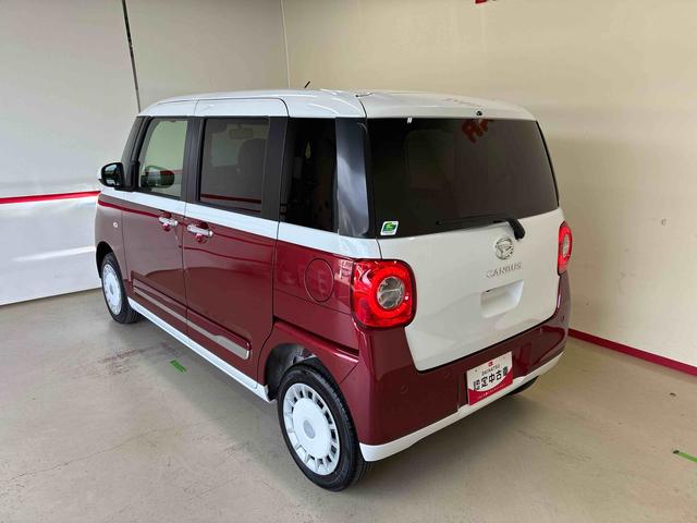 ムーヴキャンバスストライプスＧ４ＷＤ　スマアシ（衝突安全防止機能）　バックカメラ　両側パワースライドドア　オートエアコン／ライト／電動格納式ドアミラー　ＬＥＤヘッド／フォグランプ　チルトステアリング　シートリフター（秋田県）の中古車
