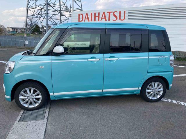 ムーヴキャンバスＧホワイトアクセントリミテッド　ＳＡIII４ＷＤ　ＣＶＴ　　キーフリー　衝突警報機能　衝突回避支援ブレーキ機能　車線逸脱警報機能　誤発信抑制機能　先行車発進お知らせ機能　オートハイビーム（岩手県）の中古車