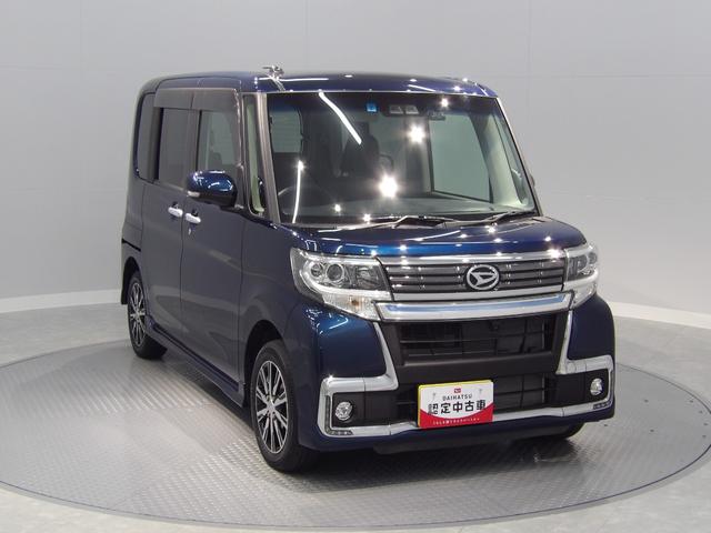タントカスタムＸ　トップエディションＶＳ　ＳＡIII４ＷＤ　ＬＥＤヘッドライト　両側パワースライドドア　純正ナビ　パノラマ　フルセグＴＶ　　専用１４インチアルミホイール　プッシュボタンスタート　オートエアコン　シートヒーター　ハーフビニールレザーシート（岩手県）の中古車