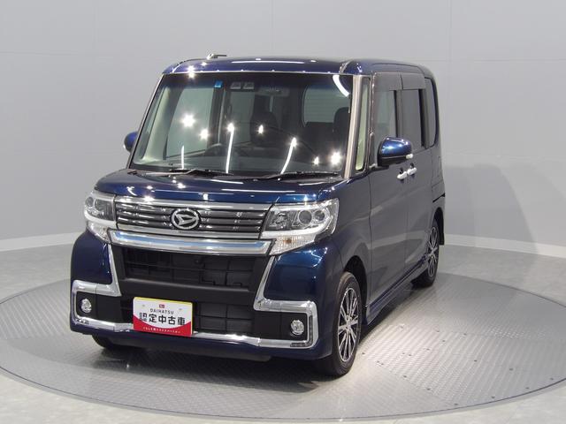 タントカスタムＸ　トップエディションＶＳ　ＳＡIII４ＷＤ　ＬＥＤヘッドライト　両側パワースライドドア　純正ナビ　パノラマ　フルセグＴＶ　　専用１４インチアルミホイール　プッシュボタンスタート　オートエアコン　シートヒーター　ハーフビニールレザーシート（岩手県）の中古車