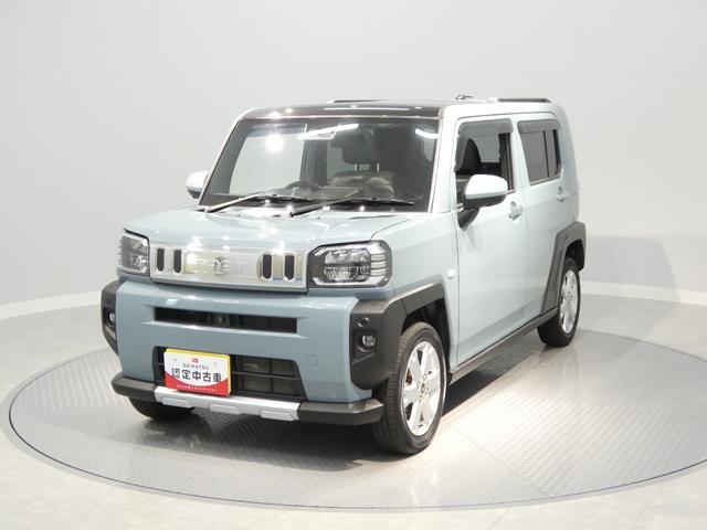 タフトG クロムベンチャー4WD ガラスルーフ 純正ナビ パノラマモニター フルセグTV 前席シートヒーター 電子パーキング スマートアシスト エンジンスターター 純正アルミ スマートキー クリアランスソナー(岩手県)の中古車