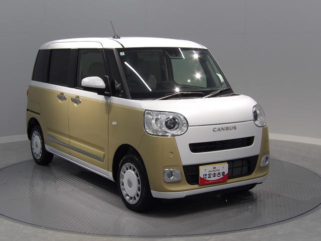 ムーヴキャンバスストライプスG4WD 両側パワースライドドア LEDヘッドライト スマートアシスト コーナーセンサー 液晶メーター オートエアコン キーレス プッシュスタート ACC オートハイビーム(岩手県)の中古車