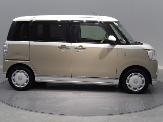 ムーヴキャンバスGメイクアップVS SAIII2WD LEDヘッドライト 両側パワースライドドア オートエアコン 後席分轄スライドリクライニング 置き楽ボックス 14インチフルホイールキャップ プッシュボタンスタート 運転席シートヒーター(岩手県)の中古車