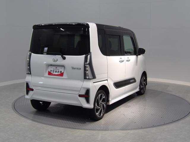 タントカスタムＲＳスタイルセレクション４ＷＤターボ　追従式ＡＣＣ　ＬＫＣ　左右両側パワースライドドア　ＡＤＢ　１５インチ専用アルミ　ダークメッキ加飾　ＬＥＤフォグ　運転席助手席シートヒーター　本革巻ステアリング　電子パーキング（岩手県）の中古車