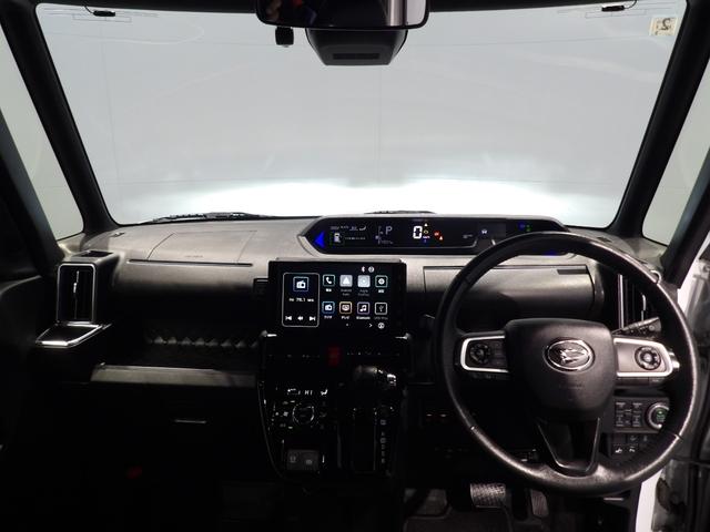 タントカスタムＲＳスタイルセレクション４ＷＤターボ　追従式ＡＣＣ　ＬＫＣ　左右両側パワースライドドア　ＡＤＢ　１５インチ専用アルミ　ダークメッキ加飾　ＬＥＤフォグ　運転席助手席シートヒーター　本革巻ステアリング　電子パーキング（岩手県）の中古車