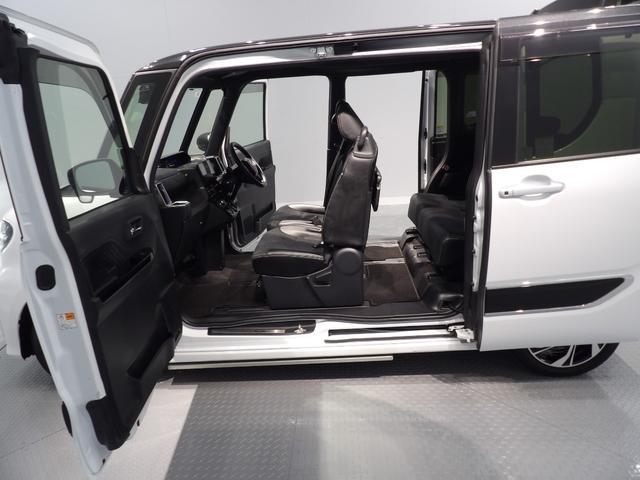 タントカスタムＲＳスタイルセレクション４ＷＤターボ　追従式ＡＣＣ　ＬＫＣ　左右両側パワースライドドア　ＡＤＢ　１５インチ専用アルミ　ダークメッキ加飾　ＬＥＤフォグ　運転席助手席シートヒーター　本革巻ステアリング　電子パーキング（岩手県）の中古車