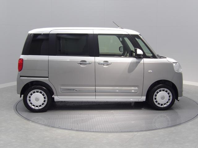 ムーヴキャンバスストライプスGターボ4WD ターボ アダプティブクルーズコントロール スマートキー プッシュスタート オートエアコン 衝突回避支援システム コーナーセンサー 両側パワースライドドア シートヒーター(岩手県)の中古車