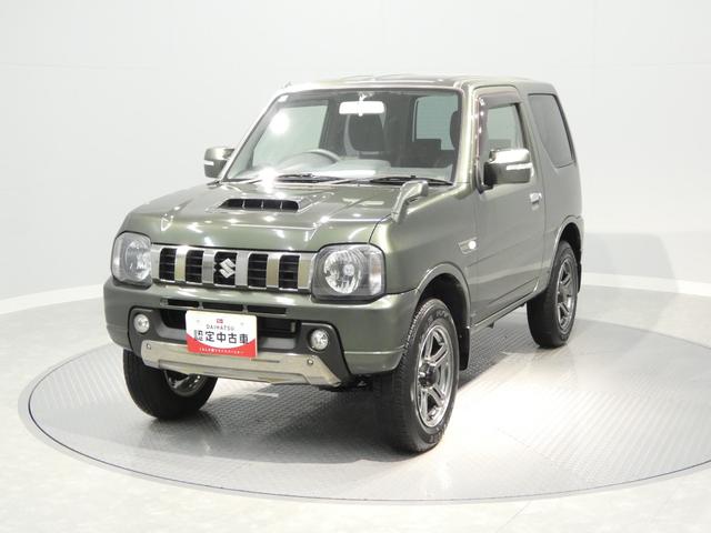 ジムニーランドベンチャーパートタイム4WD ターボ AT CDチューナー 両席シートヒーター 専用レザー調シート キーレス アルミホイール フォグランプ(岩手県)の中古車