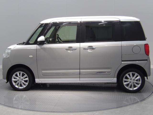 ムーヴキャンバスストライプスＧ４ＷＤ　ナビ　純正エンジンスターター　全周囲カメラ　フロント両側シートヒーター　両側パワースライドドア　ＬＥＤヘッドライト（岩手県）の中古車