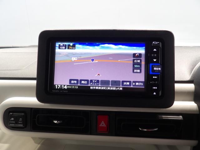 ムーヴキャンバスストライプスＧ４ＷＤ　ナビ　純正エンジンスターター　全周囲カメラ　フロント両側シートヒーター　両側パワースライドドア　ＬＥＤヘッドライト（岩手県）の中古車