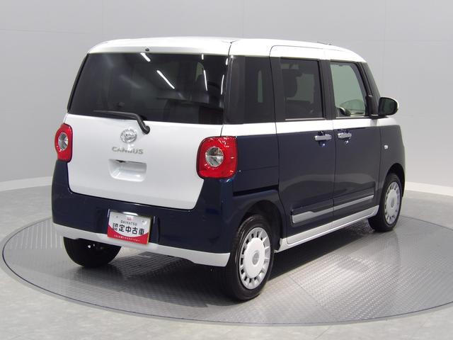 ムーヴキャンバスストライプスＧ４ＷＤ　両側パワースライドドア　ＬＥＤヘッドライト　シートヒーター　標識認識機能　オートハイビーム　コーナーセンサー　キーフリー（岩手県）の中古車