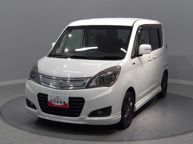 ソリオブラック＆ホワイトII−ＤＪＥ４ＷＤ　左側パワースライドドア　シートヒーター　　ディスチャージヘッドライト　ステアリングスイッチ　スマートキー　プッシュスタート　　横滑り防止装置　アルミホイール（岩手県）の中古車