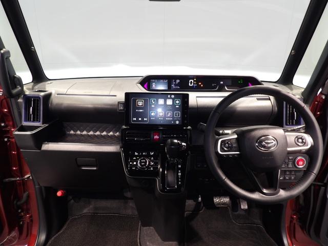 タントカスタムRS4WD ターボ 純正エンスタ ディスプレーオーディオ パノラマモニター ETC バックカメラ パワースライドドア LEDヘッドライト スマートキー オートエアコン シートヒーター(岩手県)の中古車