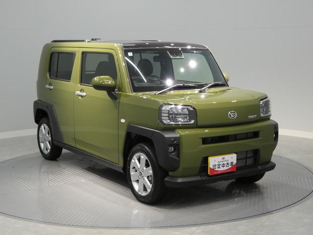 タフトＧ４ＷＤ　アダプティブクルーズコントロール　スカイフィールトップ　シートヒーター　衝突回避支援ブレーキスマートアシスト　イモビライザー機能付キーフリーシステム　ＬＥＤヘッドライト　電子パーキングブレーキ（岩手県）の中古車
