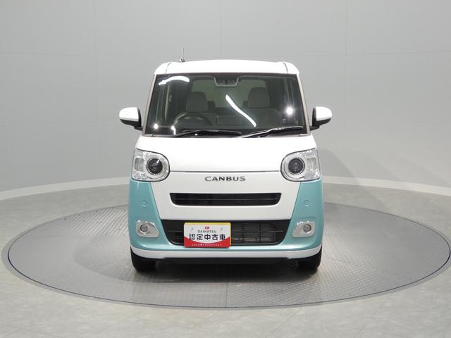 ムーヴキャンバスストライプスＧ４ＷＤ　両側パワースライドドア　スマートアシスト　シートヒーター　ＬＥＤヘッドランプ　プッシュスタート　オートエアコン　ステアリングスイッチ　コーナーセンサー（岩手県）の中古車