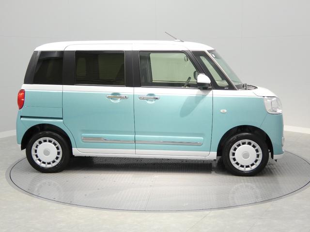 ムーヴキャンバスストライプスＧ４ＷＤ　両側パワースライドドア　スマートアシスト　シートヒーター　ＬＥＤヘッドランプ　プッシュスタート　オートエアコン　ステアリングスイッチ　コーナーセンサー（岩手県）の中古車