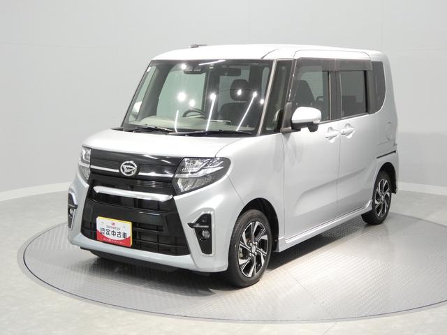 タントカスタムＸ４ＷＤ　大型メモリーナビ　全方位モニター　エンジンスターター　両側電動スライドドア　クリアランスソナー　シートヒーター（岩手県）の中古車