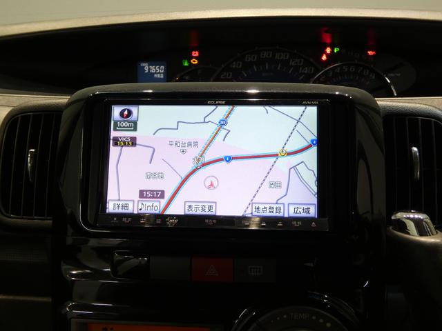 タントカスタムＸ４ＷＤ　ナビ　バックカメラ　ＥＴＣ（２０３０年迄）　左パワースライドドア　ＨＩＤヘッドライト（岩手県）の中古車