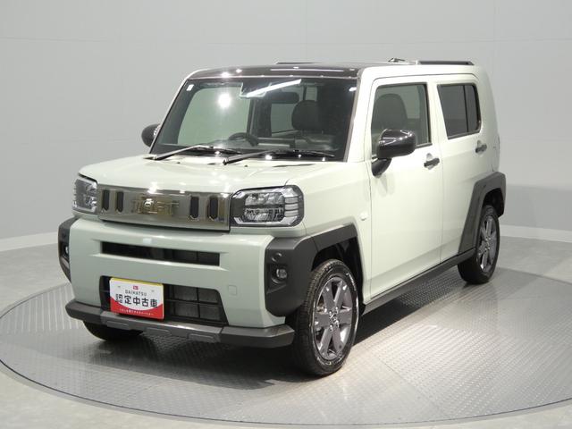 タフトG ダーククロムベンチャー4WD ディスプレイオーディオ テレビ 両席シートヒーター 電動パーキングブレーキ アダプティブクルーズコントロール LED キーフリー クリアランスソナー(岩手県)の中古車