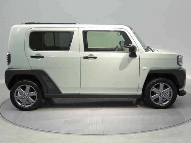タフト 中古車 Ｇターボ　ダーククロムベンチャー４ＷＤ　ターボ　両席シートヒーター　電動パーキングブレーキ　アダプティブクルーズコントロール　ＬＥＤ　アルミホイール　オーディオレス　クリアランスソナー