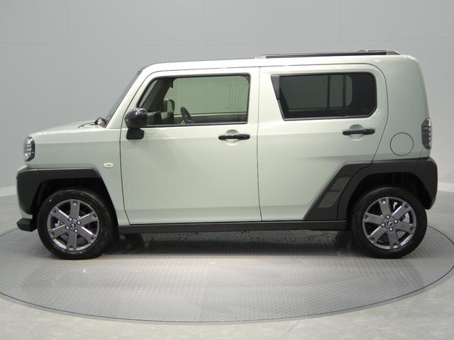 タフト 中古車 Ｇターボ　ダーククロムベンチャー４ＷＤ　ターボ　両席シートヒーター　電動パーキングブレーキ　アダプティブクルーズコントロール　ＬＥＤ　アルミホイール　オーディオレス　クリアランスソナー