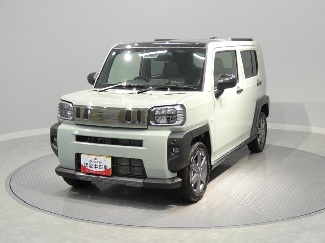 タフトGターボ ダーククロムベンチャー4WD ターボ 両席シートヒーター 電動パーキングブレーキ アダプティブクルーズコントロール LED アルミホイール オーディオレス クリアランスソナー(岩手県)の中古車
