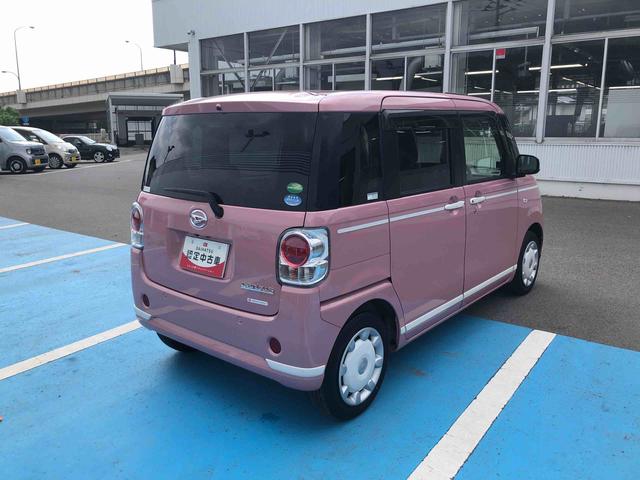 ムーヴキャンバスＧホワイトアクセントリミテッド　ＳＡIII　５１３９０ｋｍ４ＷＤ　スマートアシスト　パノラマモニター　ナビ　ステアリングスイッチ　キーフリーシステム　プッシュボタンスタート　オートエアコン　スライドドア（山形県）の中古車