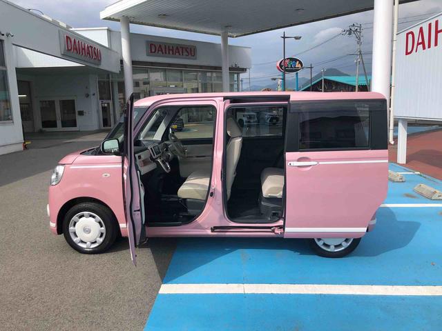 ムーヴキャンバスＧホワイトアクセントリミテッド　ＳＡIII　５１３９０ｋｍ４ＷＤ　スマートアシスト　パノラマモニター　ナビ　ステアリングスイッチ　キーフリーシステム　プッシュボタンスタート　オートエアコン　スライドドア（山形県）の中古車