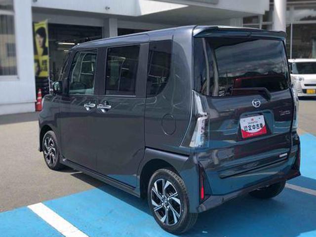 タントカスタムＸ　走行距離５０００ｋｍ４ＷＤ　スマートアシスト　キーフリーシステム　プッシュボタンスタート　オートエアコン　１４インチアルミホール　電動パーキングブレーキ　ステアリングスイッチ　スライドドア（山形県）の中古車