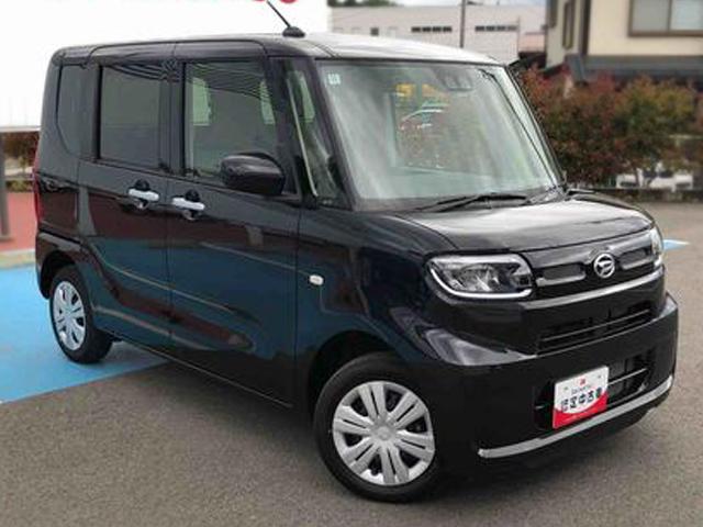 タントＸ　４ＷＤ　走行距離３０００ｋｍ４ＷＤ　スマートアシスト　純正ナビ装着用アップグレードパック　フルホイールキャップ　オートエアコン　ステアリングスイッチ　パワースライドドア　プッシュボタンスタート　電動パーキングブレーキ（山形県）の中古車
