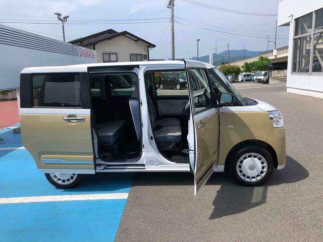 ムーヴキャンバスストライプスＧ　４ＷＤ　走行距離４８２３ｋｍ４ＷＤ　スマートアシスト　オートエアコン　プッシュボタンスタート　キーフリーシステム　フルホイールキャップ　ステアリングスイッチ　置きラクボックス（山形県）の中古車