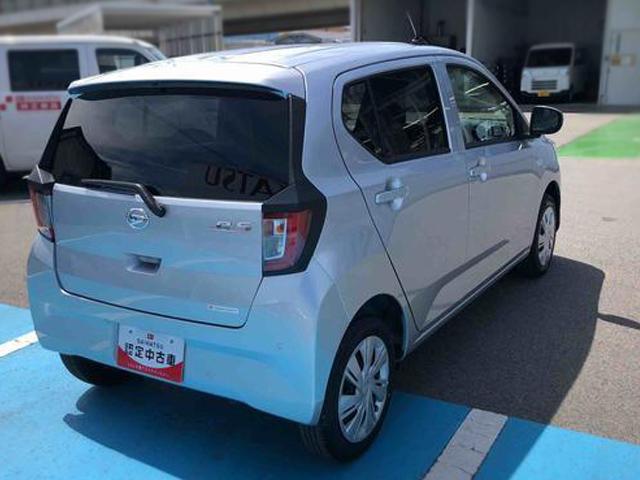 ミライースＸ　ＳＡIII　４ＷＤ　走行距離２４１９ｋｍ４ＷＤ　スマートアシスト　１４インチフルホイールキャップ　マニュアルエアコン　キーレスエントリー　コーナーセンサー　セパレートシート（山形県）の中古車