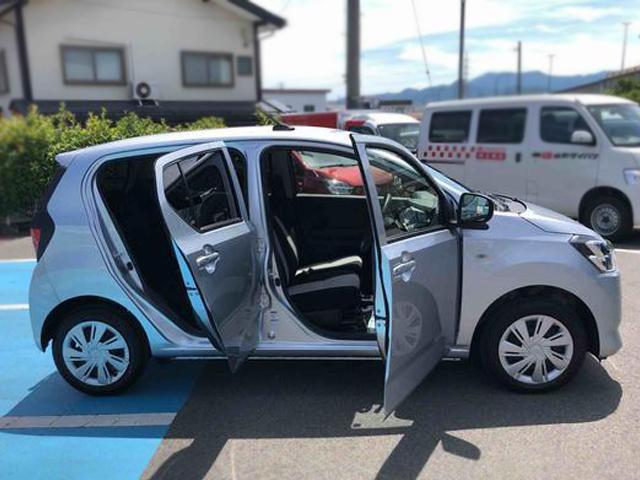 ミライースＸ　ＳＡIII　４ＷＤ　走行距離２４１９ｋｍ４ＷＤ　スマートアシスト　１４インチフルホイールキャップ　マニュアルエアコン　キーレスエントリー　コーナーセンサー　セパレートシート（山形県）の中古車