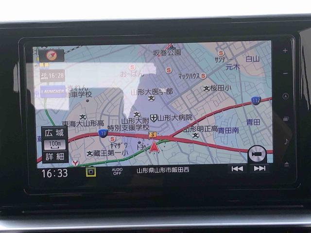 ロッキープレミアム 4WD 走行距離34701km・17インチアルミ4WD スマートアシスト カーナビ パノラマモニター デジタルメーター ステアリングスイッチ キーフリーシステム 17インチアルミホイール LEDヘッドランプ(山形県)の中古車