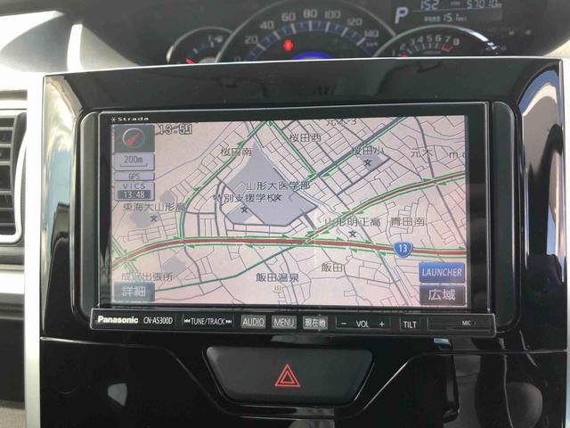 タントカスタムＸ　ＳＡIII　４ＷＤ　走行距離５７０１０ｋｍ４ＷＤ　スマートアシスト　カーナビ　アルミホイール　オートエアコン　バックモニター　プッシュボタンスタート　キーフリー　スライドドア（山形県）の中古車